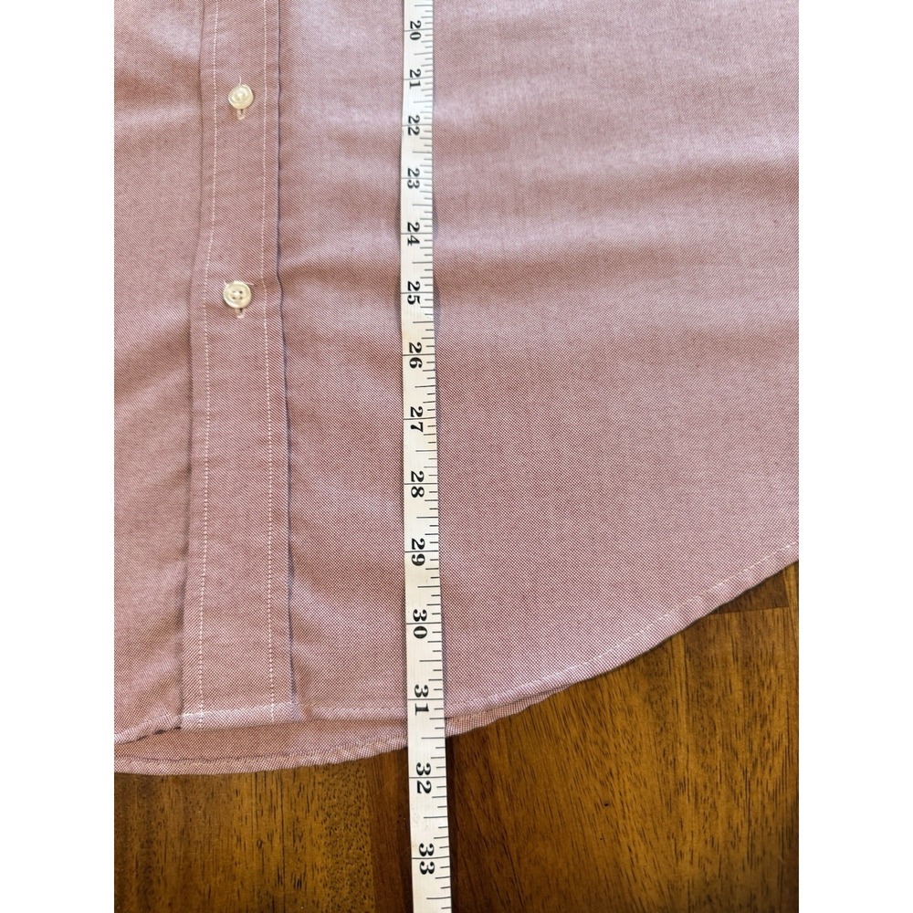 Lot Of 3 Men's Large Dress Shirts Pink Family Izod Tommy Hilfiger & Croft Barrow - Picture 5 of 13